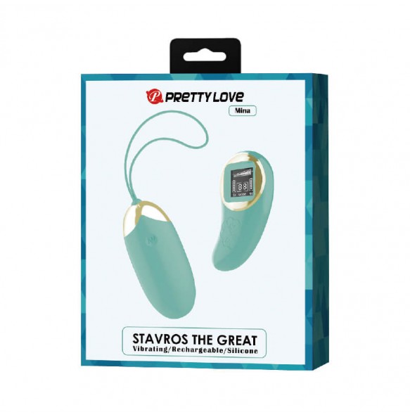 PRETTY LOVE - Mina Vibrating Egg (Chargeable - Green)